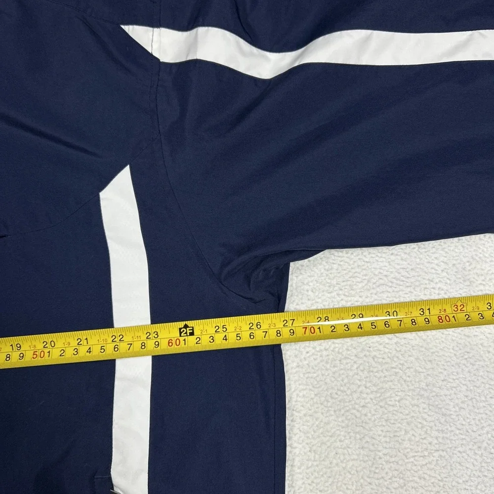 Vintage Nike Team Jacket Mens Large‎ Blue Windbreaker Swoosh Full Zip Up Y2K